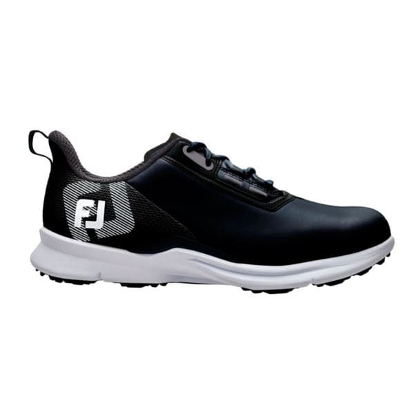 FootJoy FJ Fuel Men's Spikeless Golf Shoes - Black/Black/White/8 Medium
