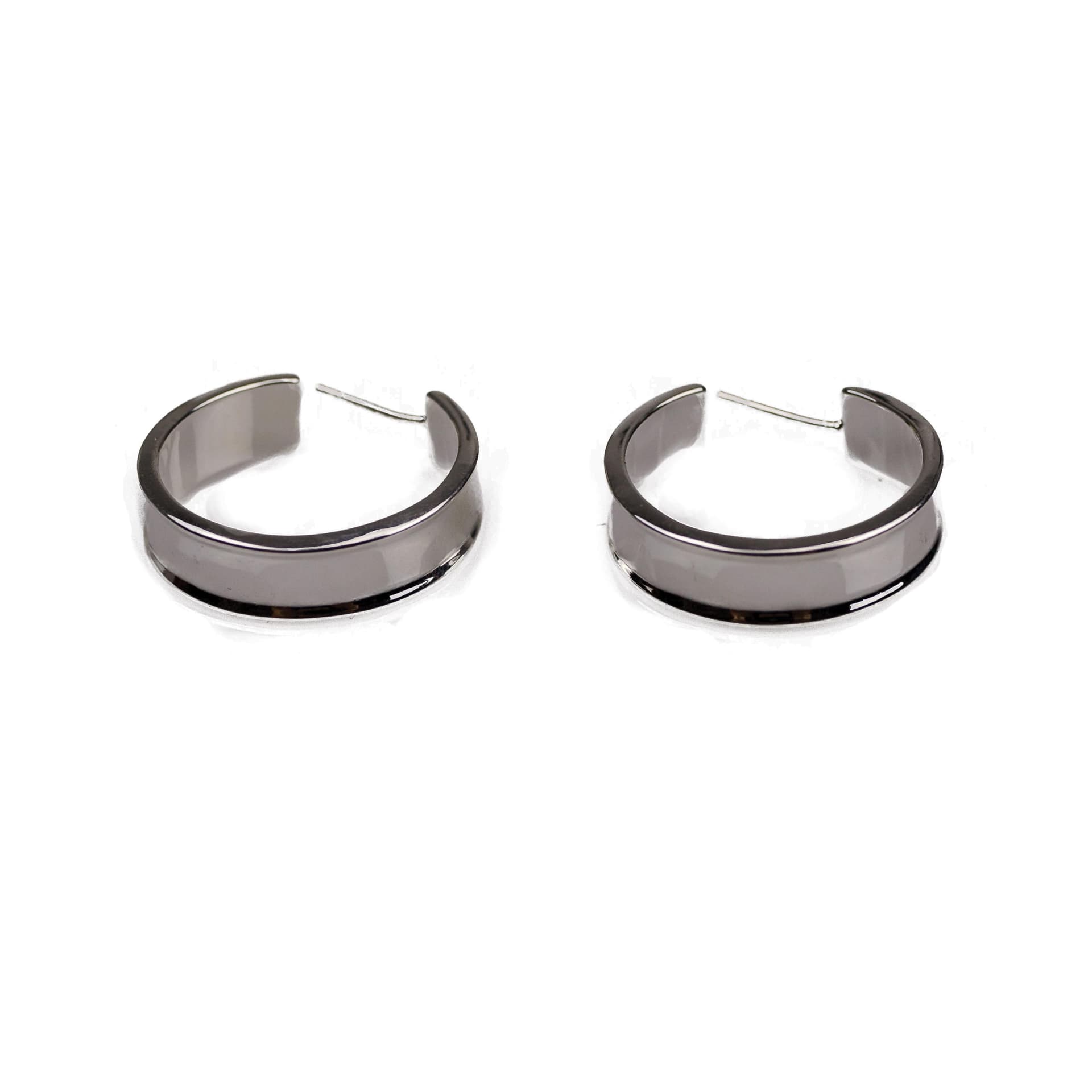 Silver Plated Hoop Earrings