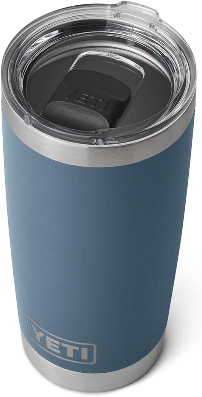 Yeti Rambler 20 oz Tumbler Nordic Blue w Magslider Lid