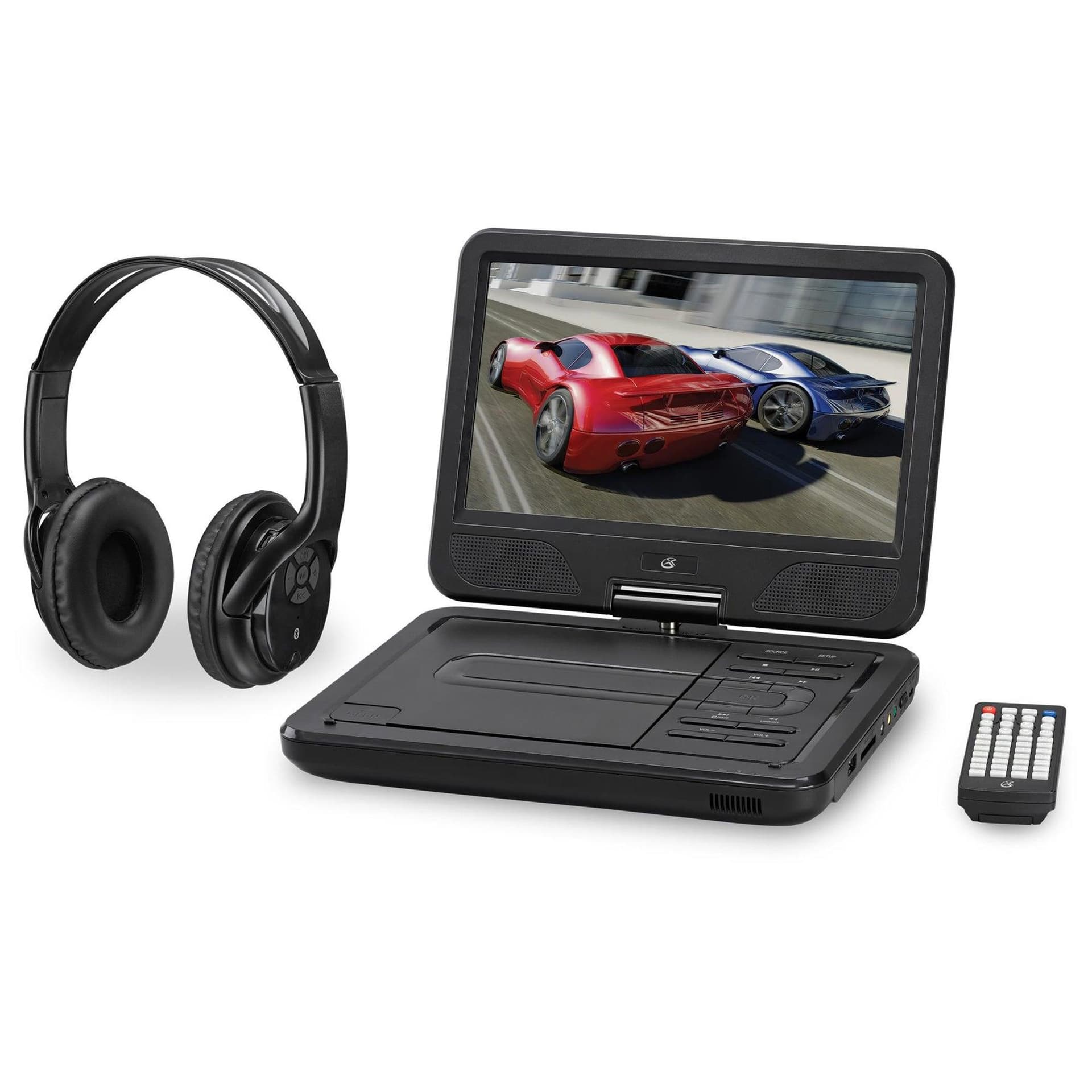 10.1" Bluetooth DVD Player w/ Wireless Headphones