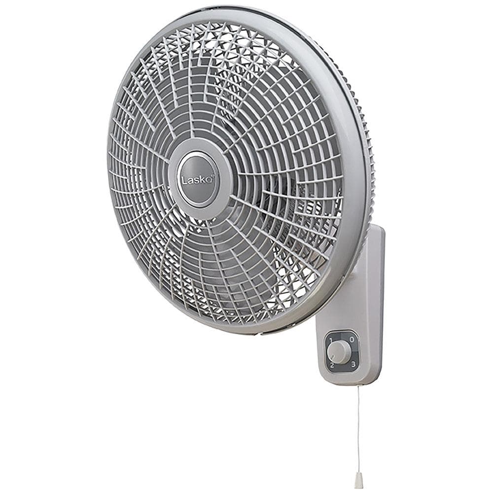 16" Oscillating Wall Mount Fan with Anti-Rust Grills