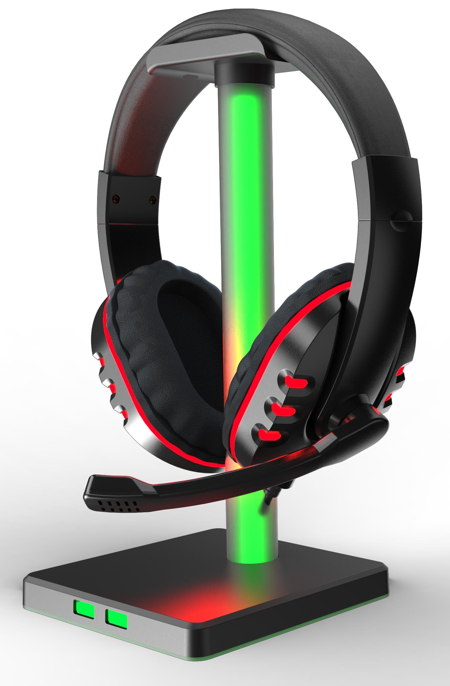 LED Headphone and Stand Streaming Combo
