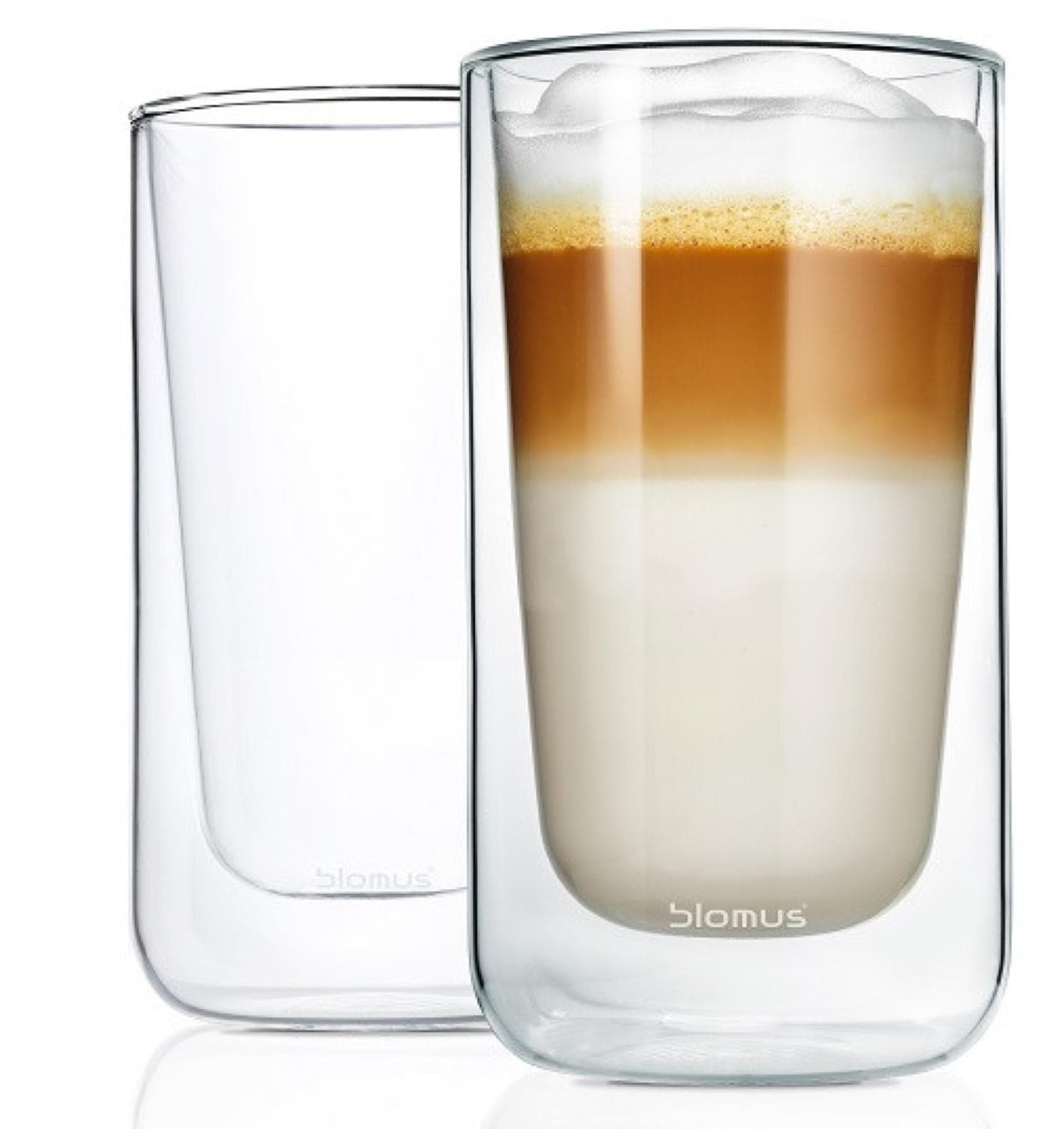NERO - Set 2 Insulated Latte Macchiato / Tea Glasses