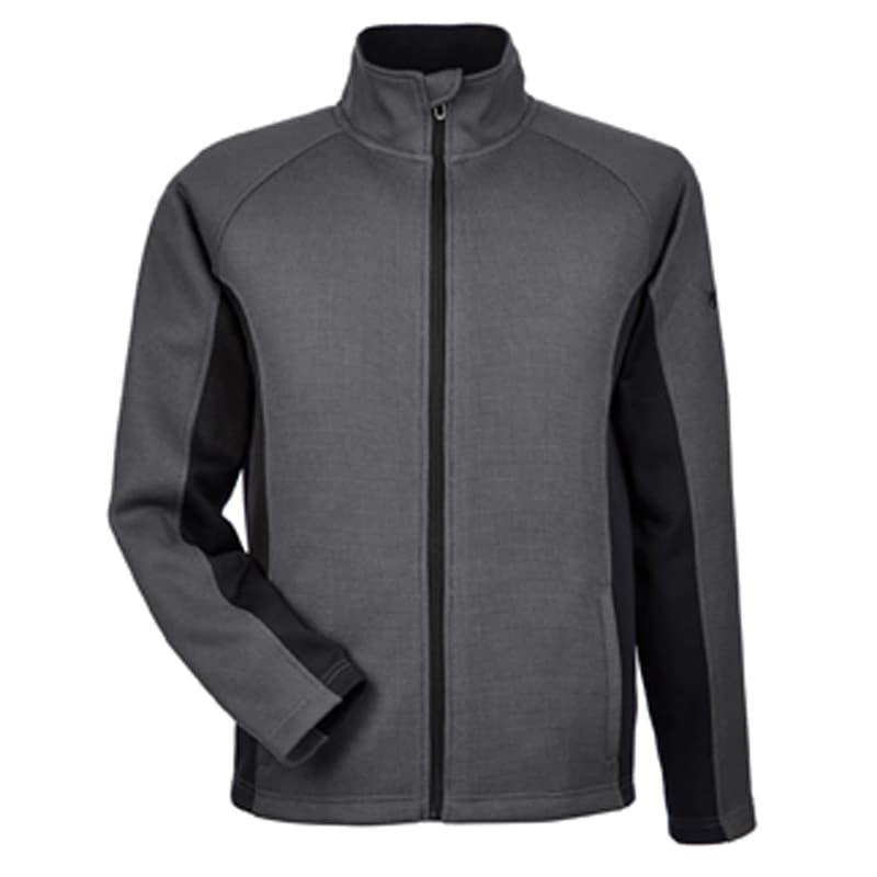 Mens Constant Full-Zip Sweater Fleece-Frontier/Black/Black-2X