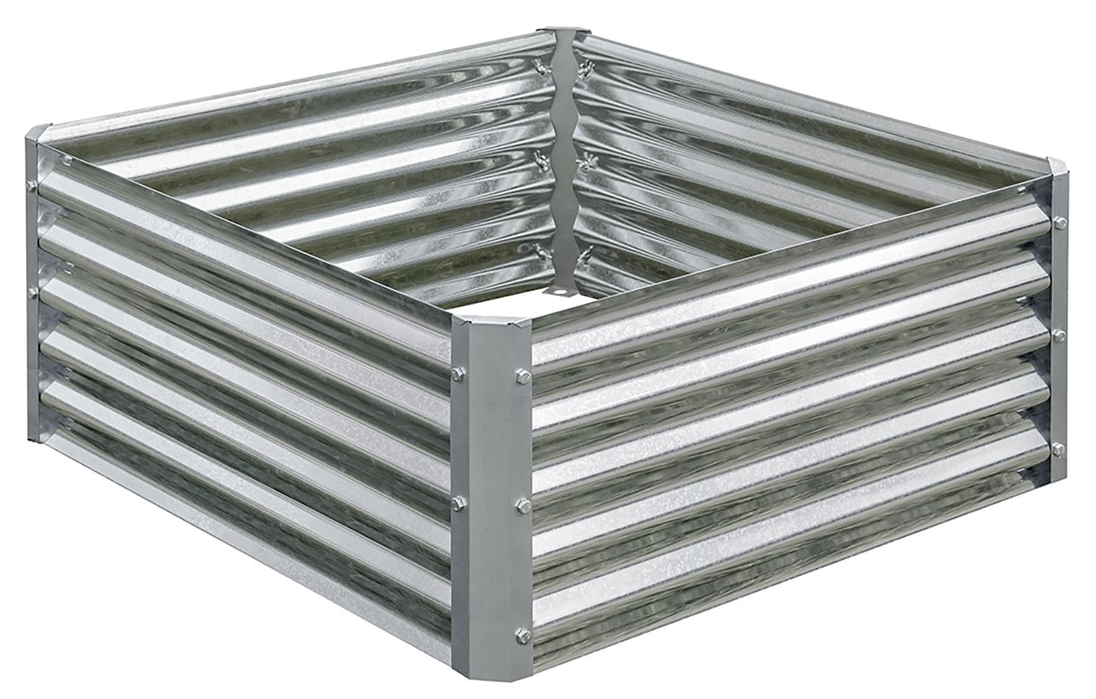 Grow It Raised Bed Garden, Galvanized Size 36x36x17