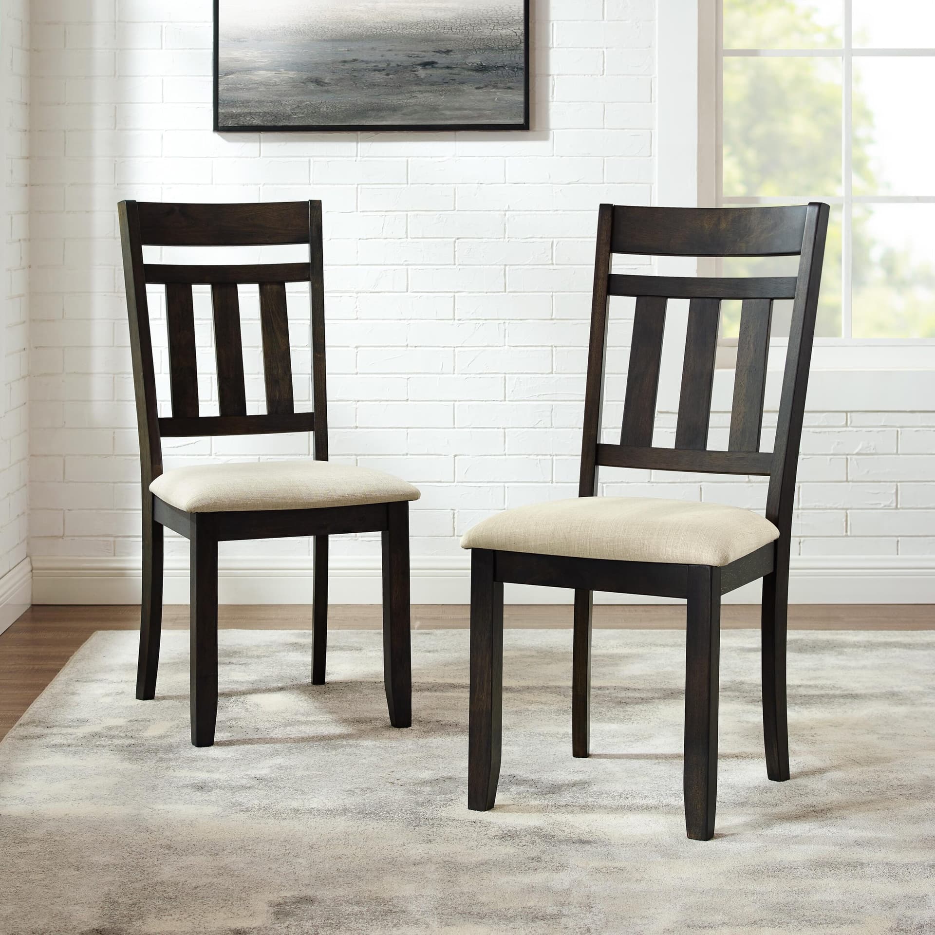 Hayden 2-Piece Slat Back Dining Chair Set