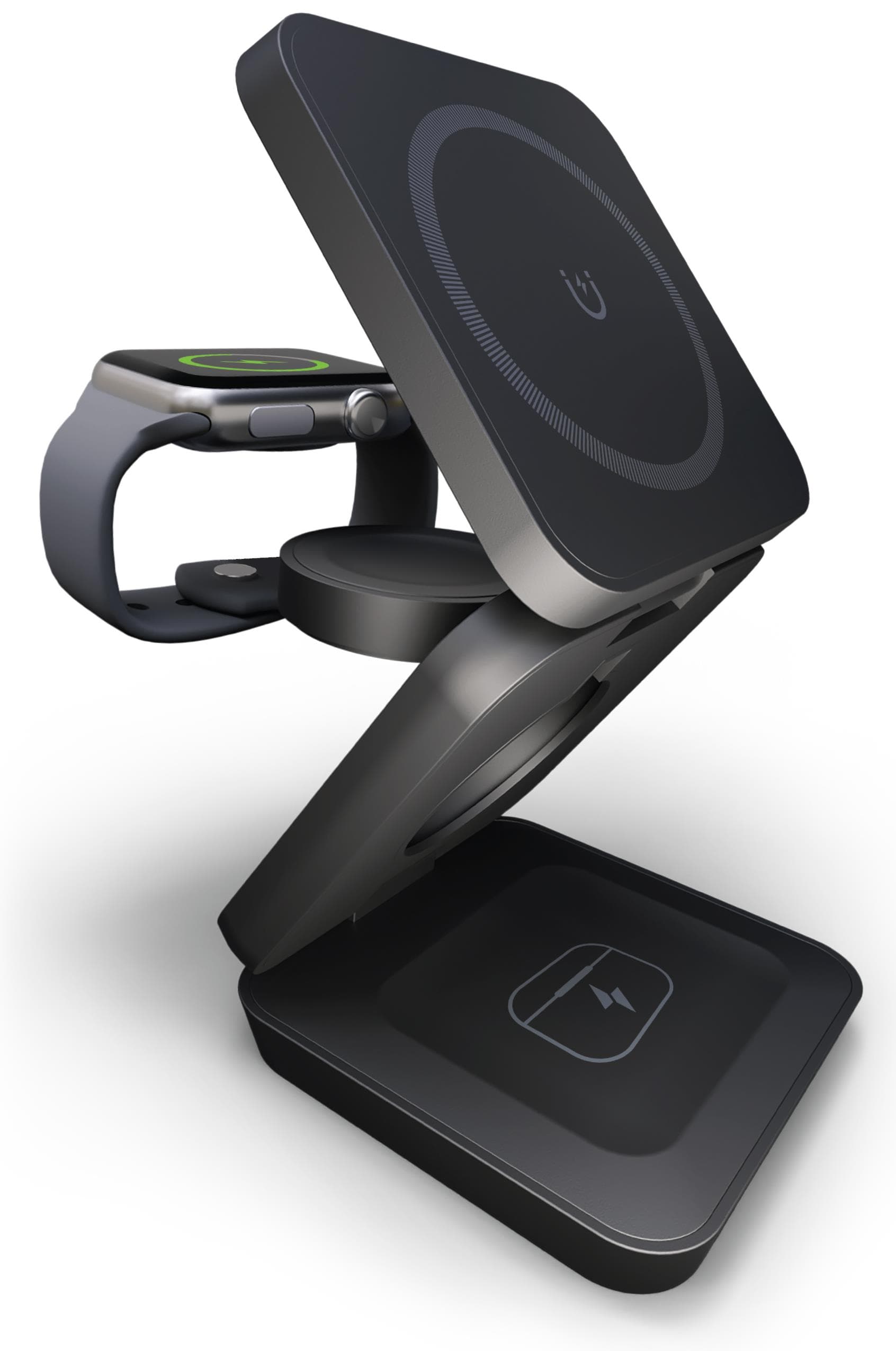 3 In 1 Wireless Charging Desk Stand