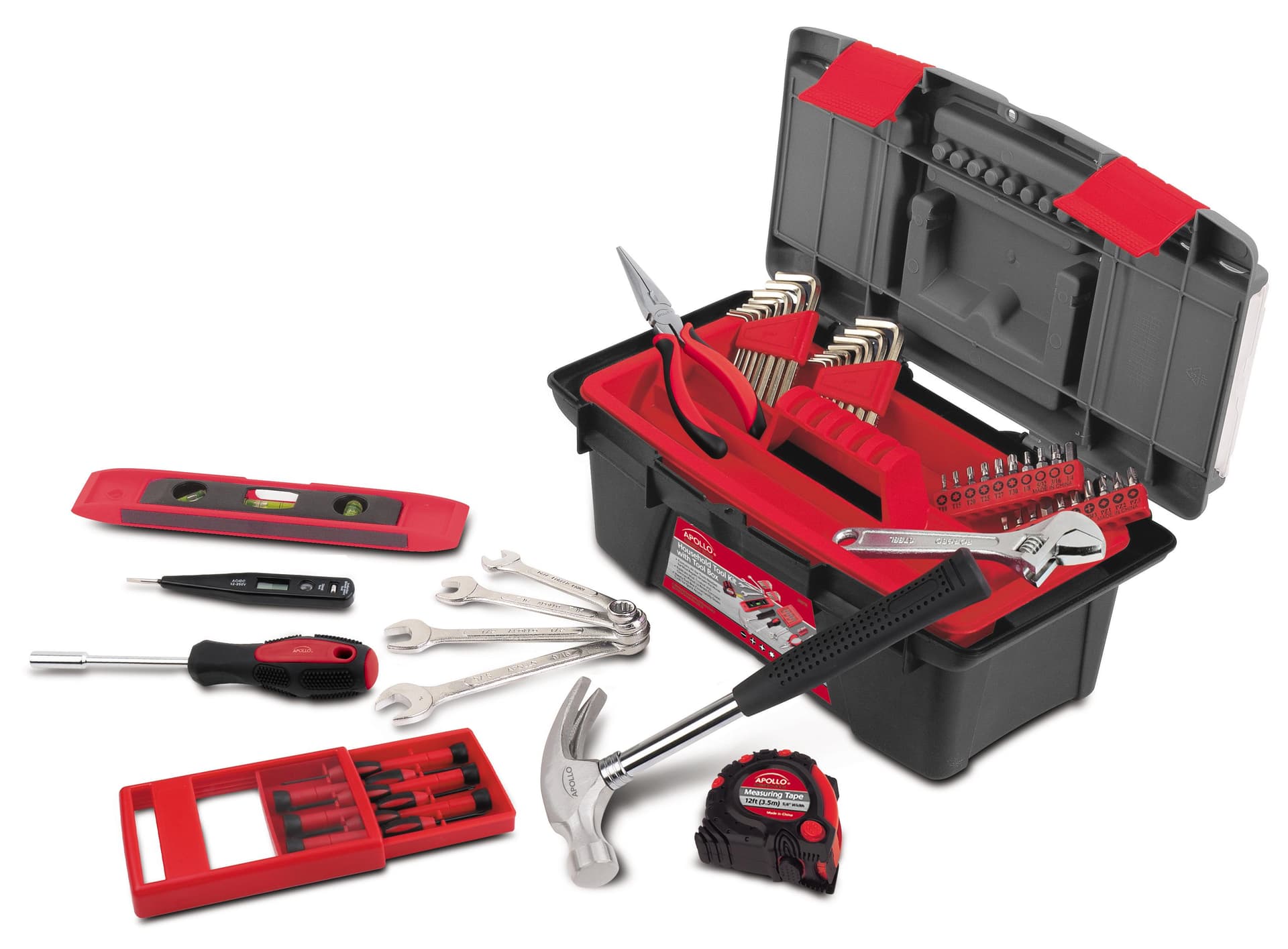 53 Piece Household Tool Kit with Tool Box