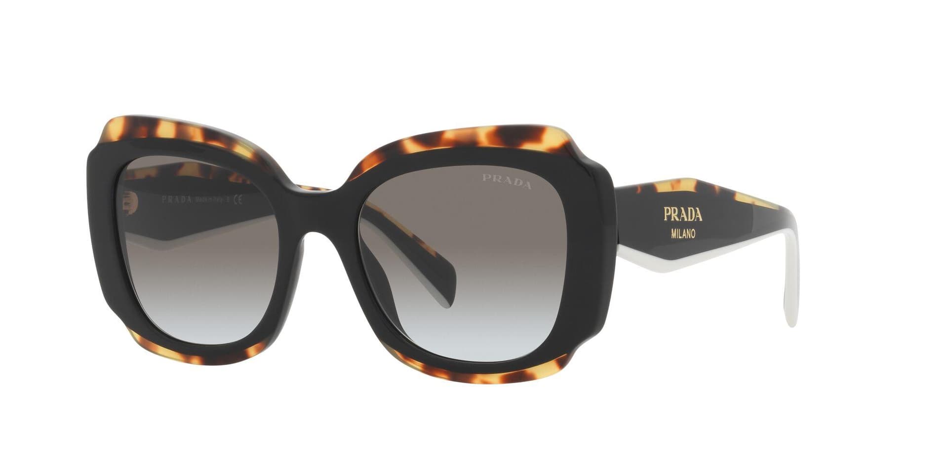 PR16YS Sunglasses - Black/Havana/Grey