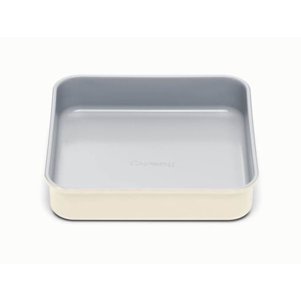 Nonstick Ceramic Square Pan Cream