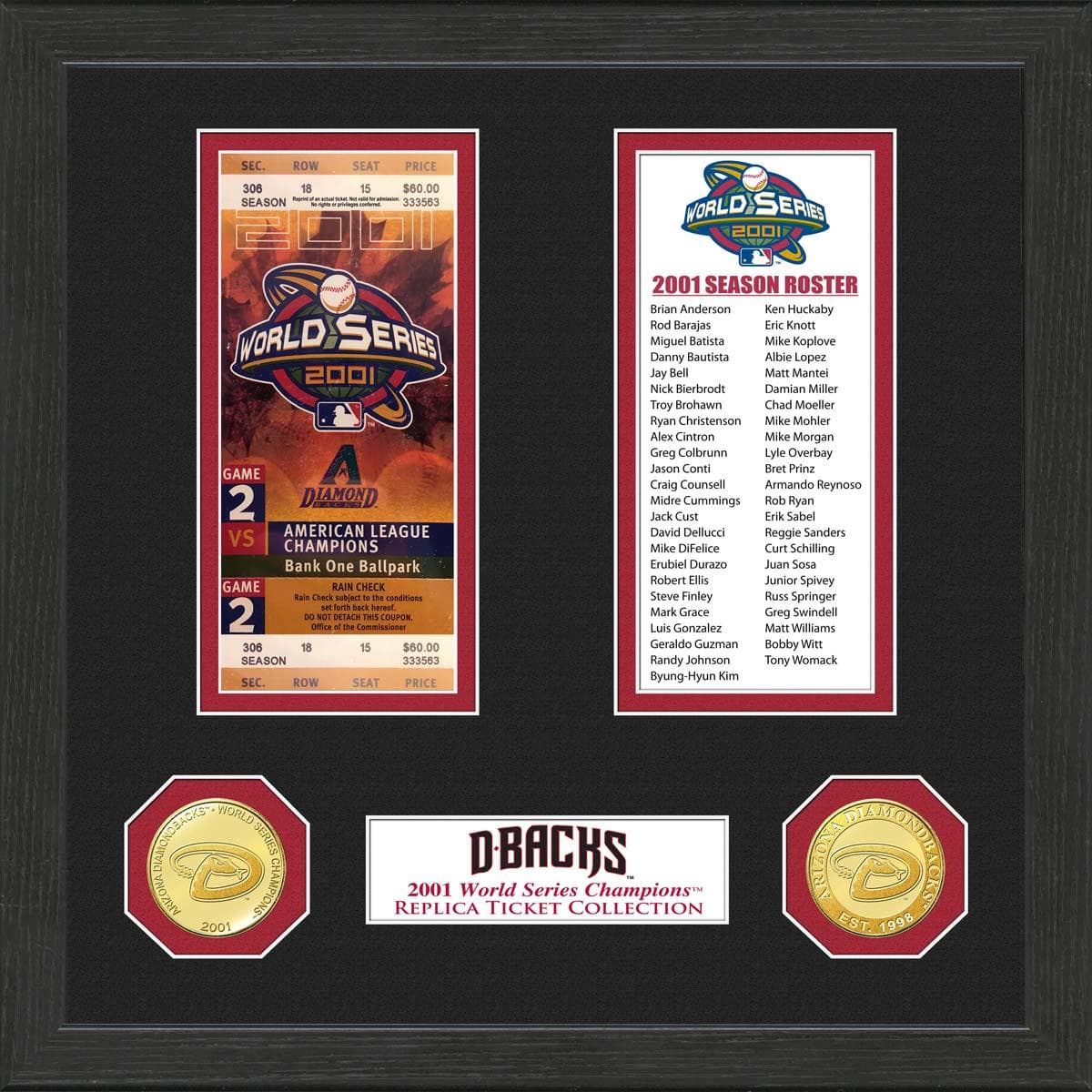 Arizona Diamondbacks WS Ticket Collection