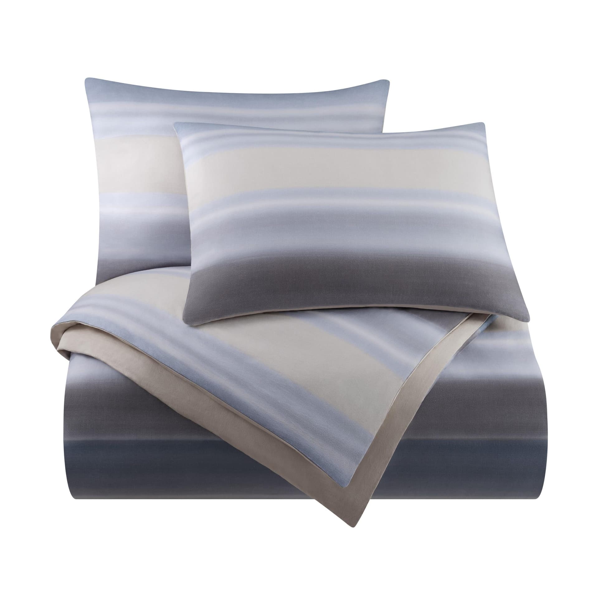Alfie  Blue/Grey Comforter Set Size Queen