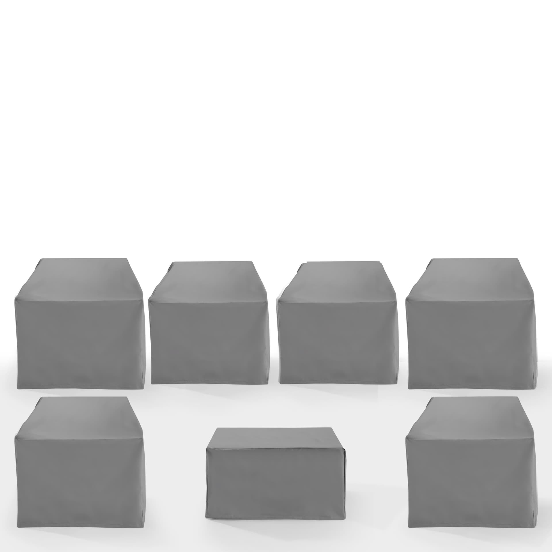 7Pc Outdoor Sectional Furniture Cover Set
