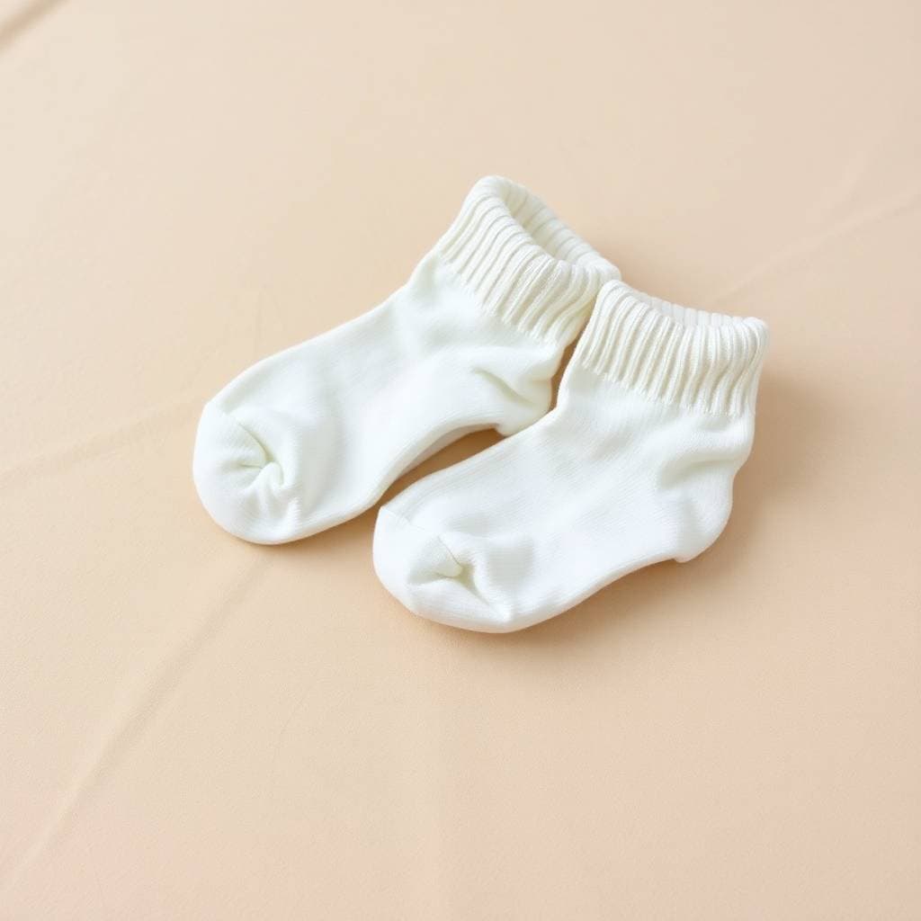 Organic Cotton Baby Socks - 6-9 M