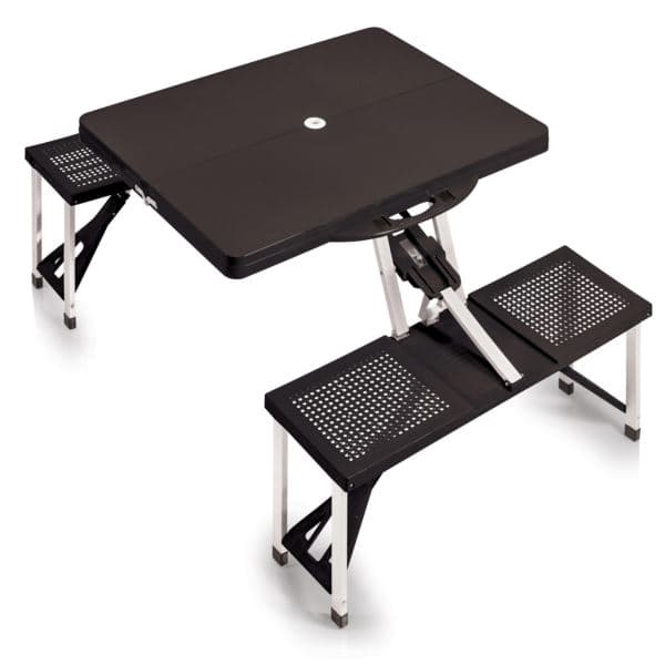 Portable Folding Table with Seats-Red