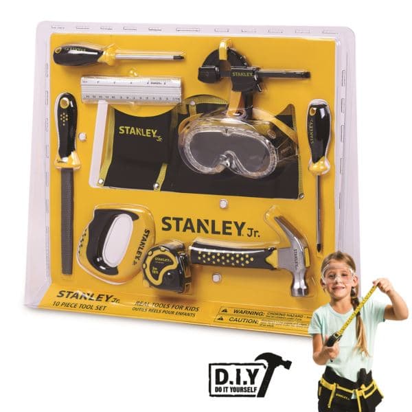 Stanley Jr. 10-Piece Kids Tool Set