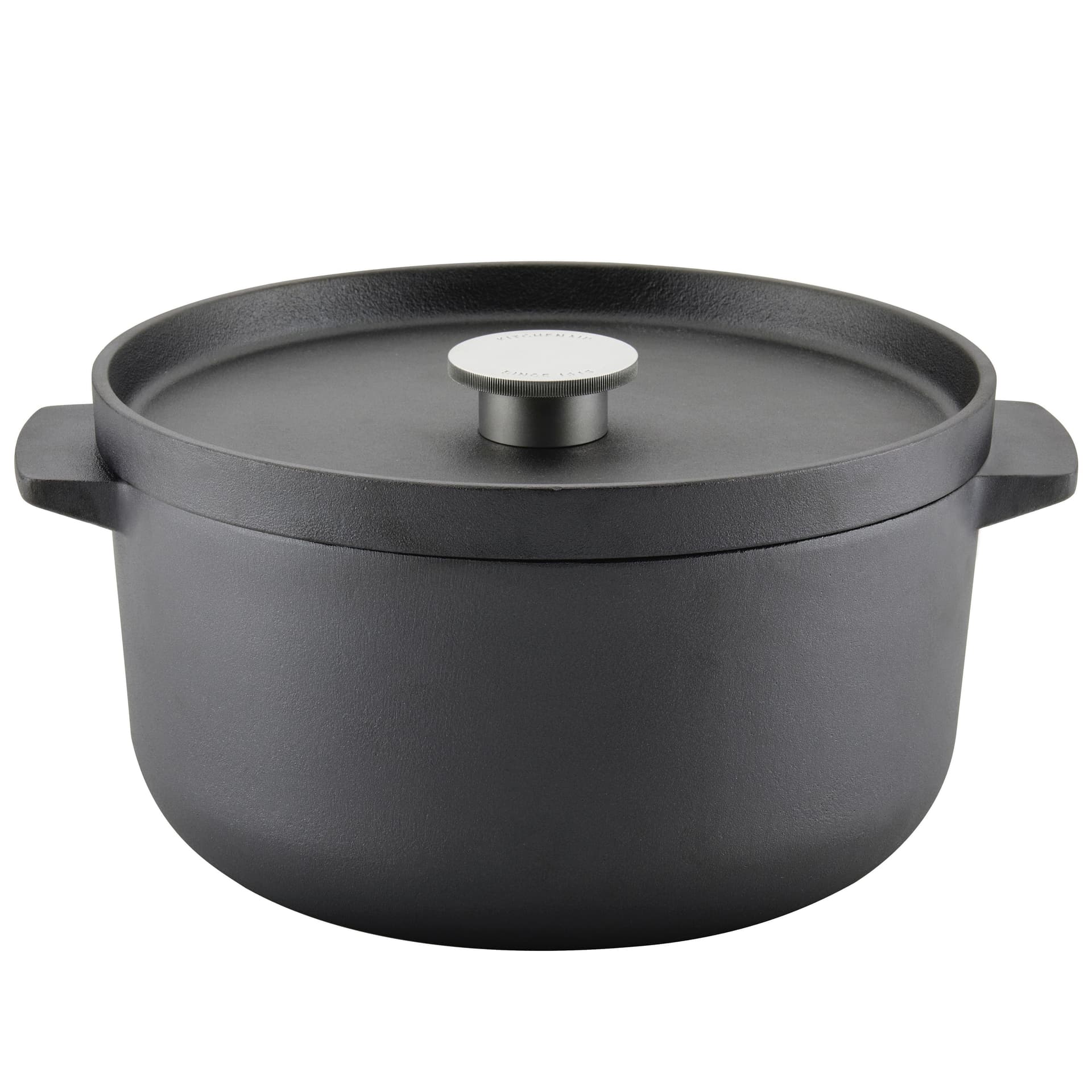 6qt Pre-Seasoned Cast Iron Round Dutch Oven