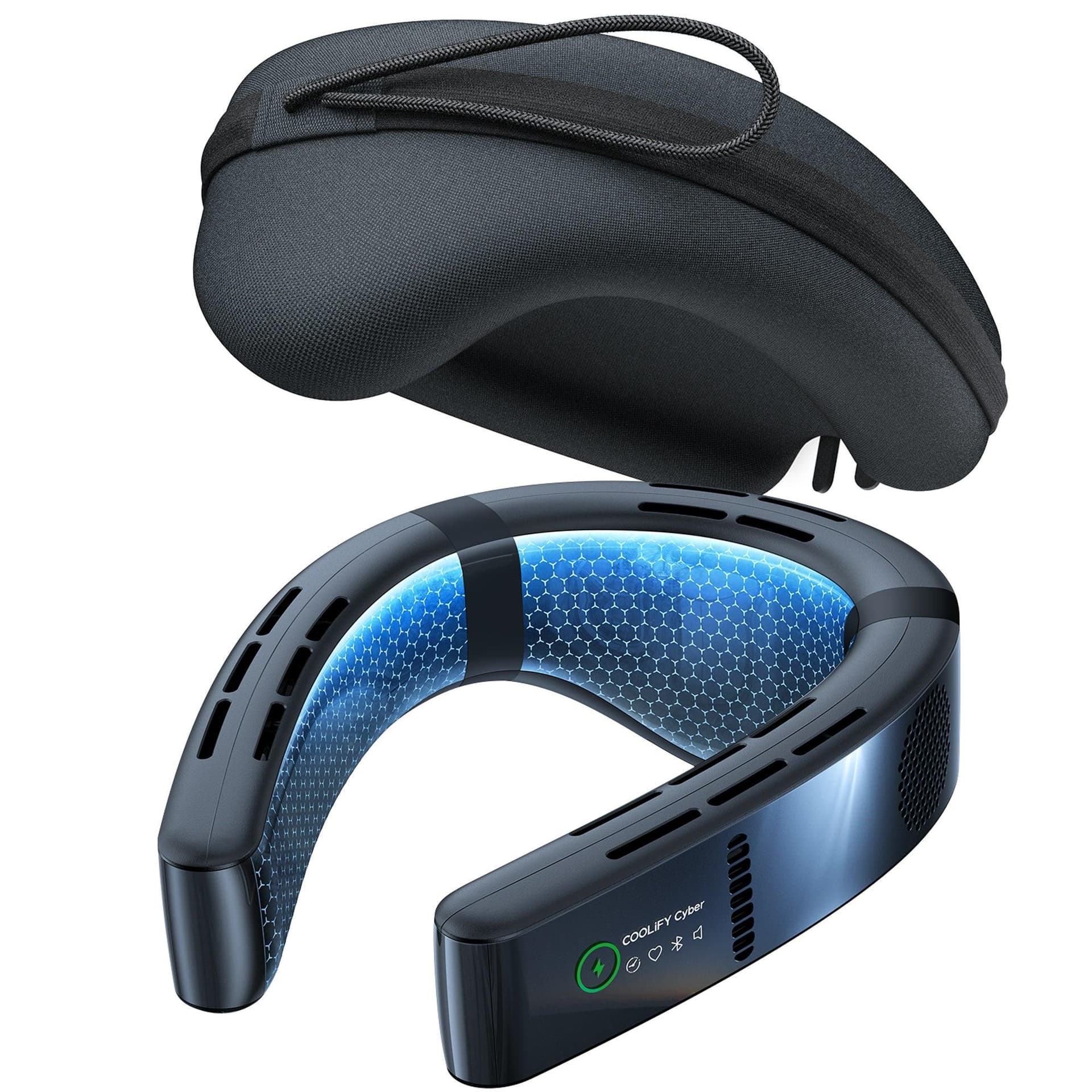 COOLiFY Cyber Wearable Air Conditioner Cascade Black