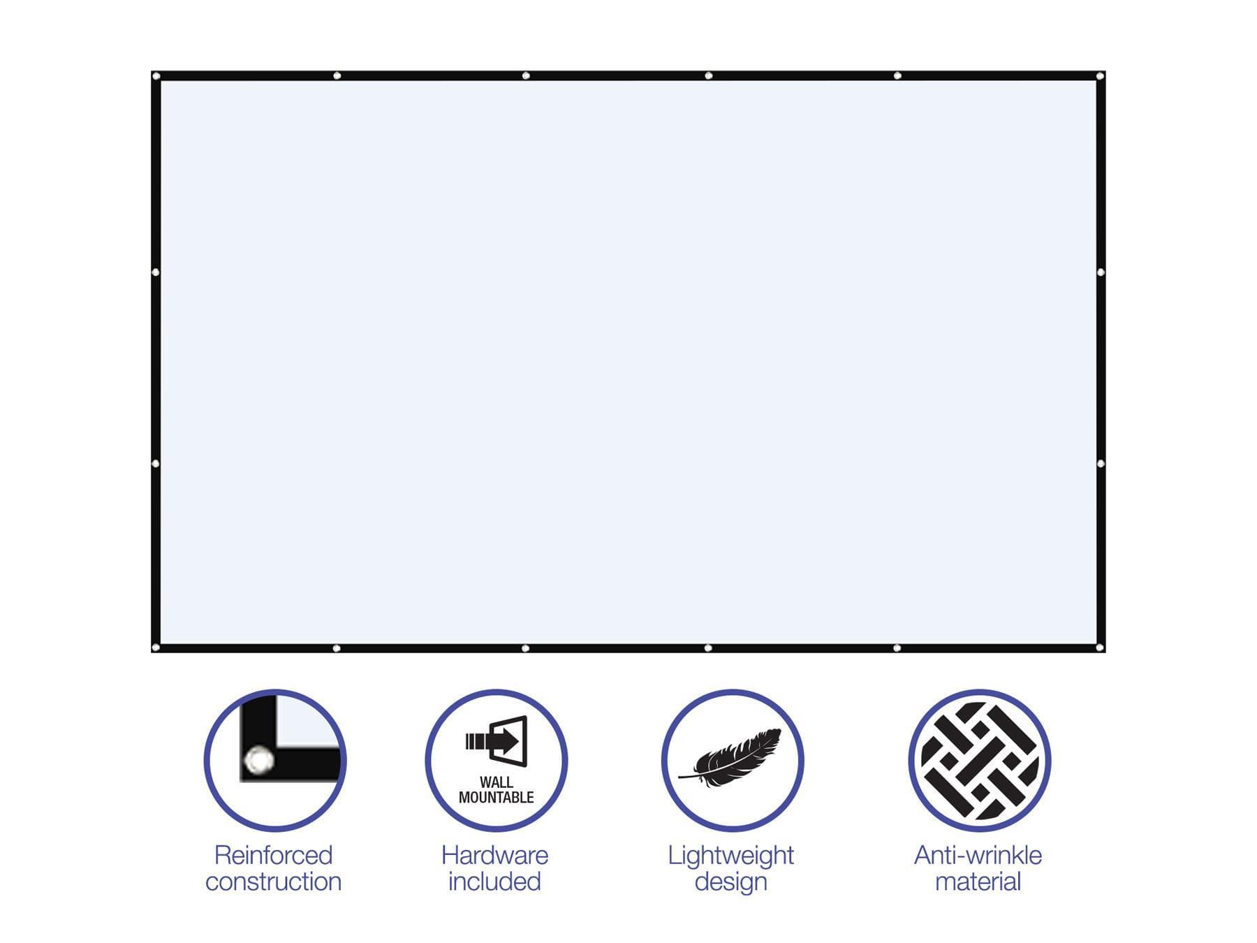130" Indoor Soft Projection Screen