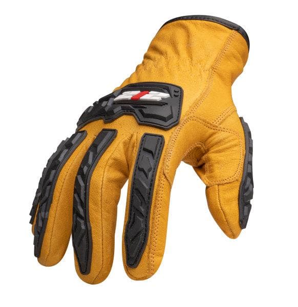 Cut Resistant Impact Leather Driver Gloves: Large