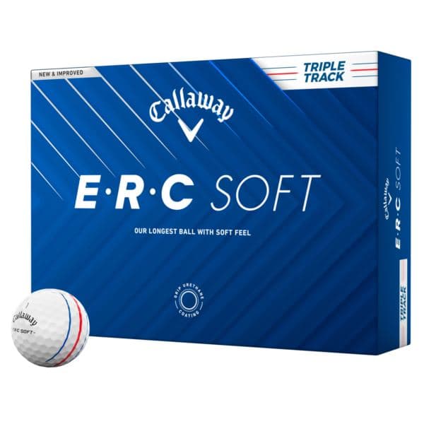 Callaway ERC Soft Triple Track White 2025 Golf Balls - 1 Dozen