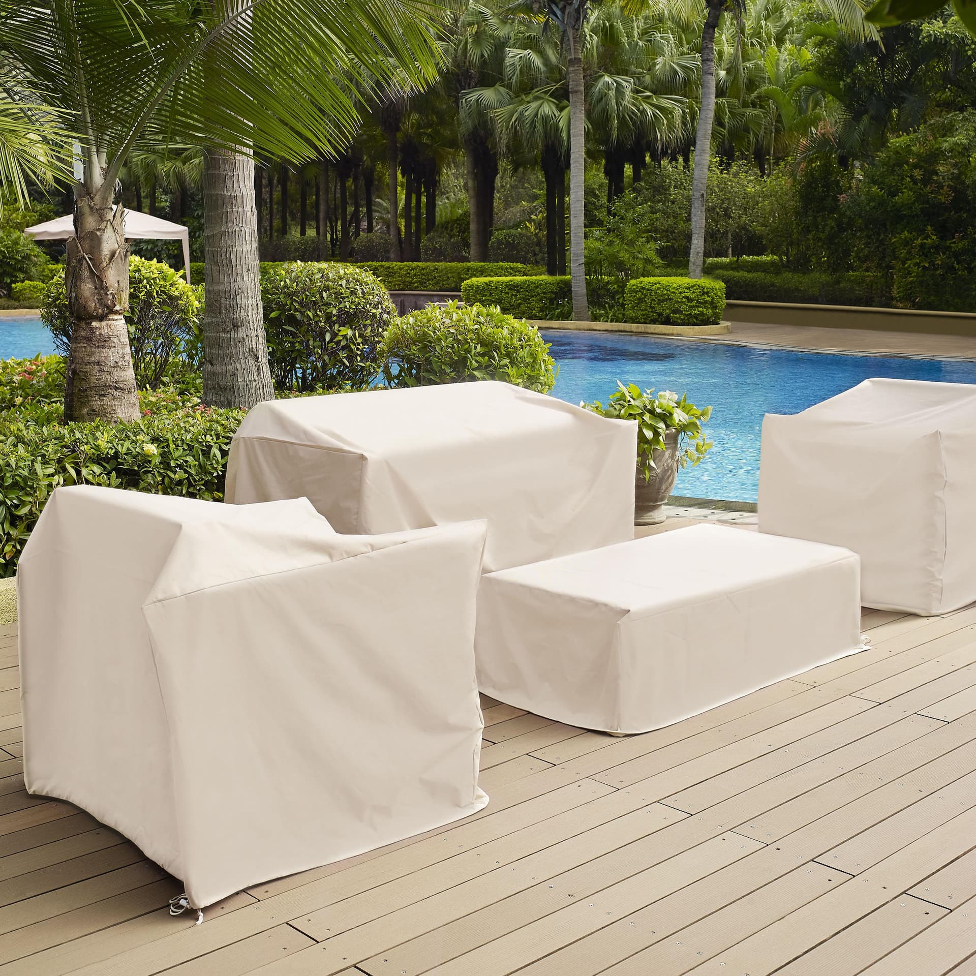 4Pc Outdoor Furniture Cover Set