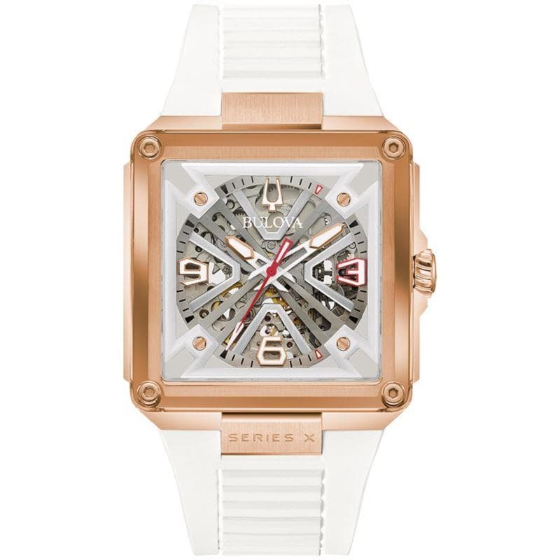 Men's Marc Anthony Series X HNBR Rubber watch, White dial