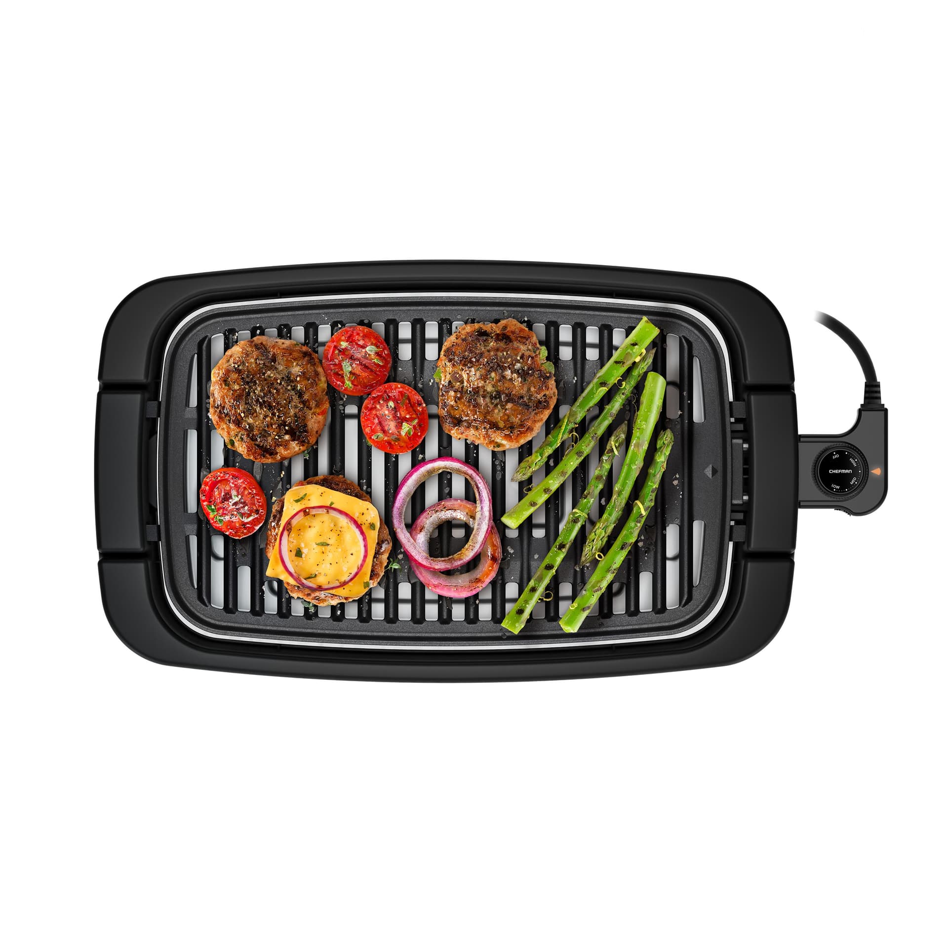 Smokeless Electric Indoor Grill Size 20.9" x 11" x 3.3"