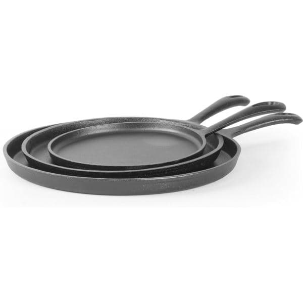 Cast Iron Griddle Set Size 3 Pieces