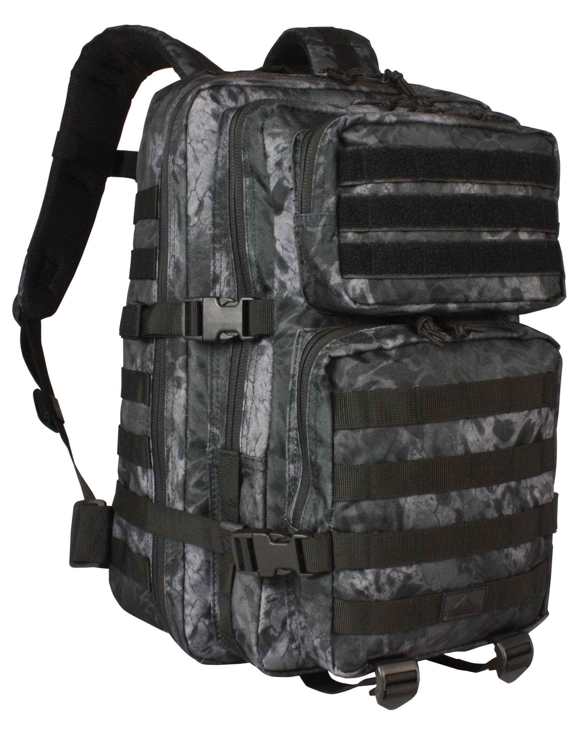 Large Assault Pack - Black Out Camo
