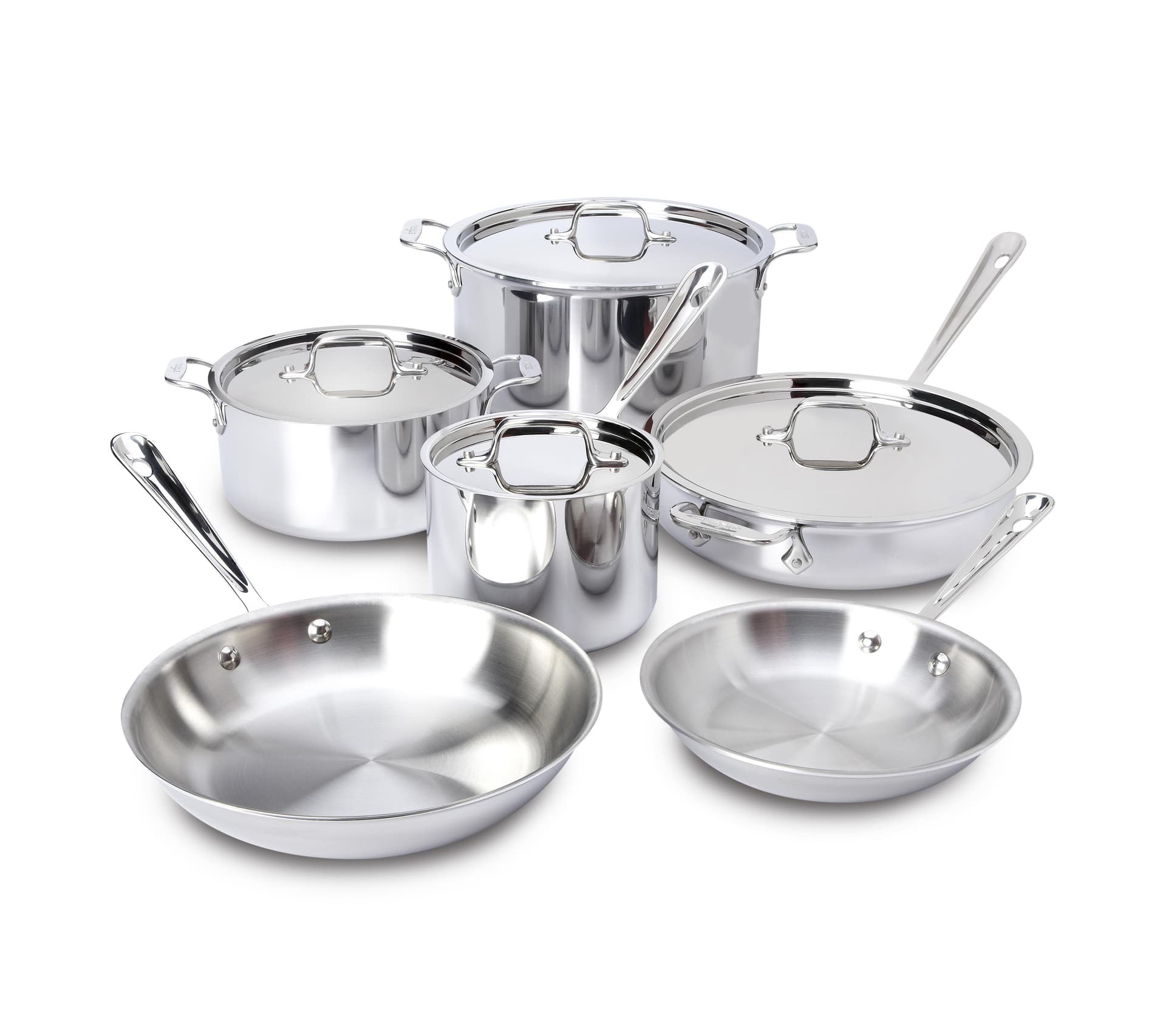 D3 Stainless Steel 10-Piece Cookware Set