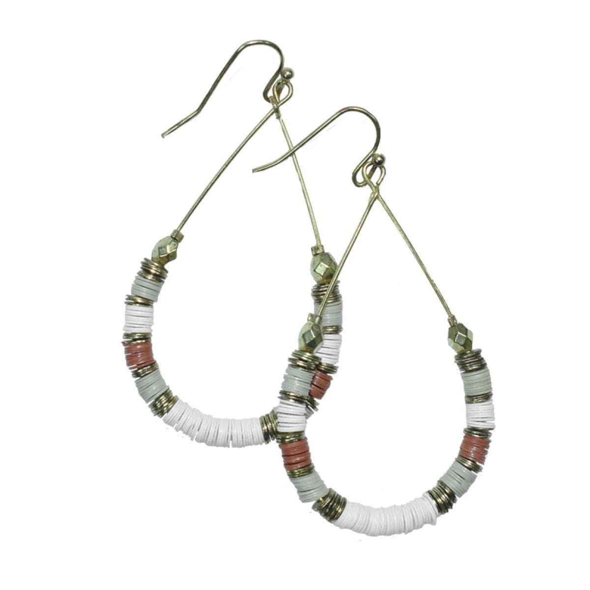 Cadence 2 Inch Drop Loop Earrings