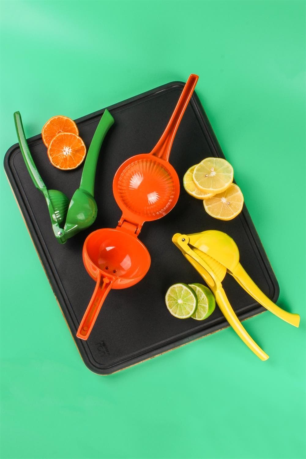 Essentials 3pc Aluminum Citrus Squeezer Set