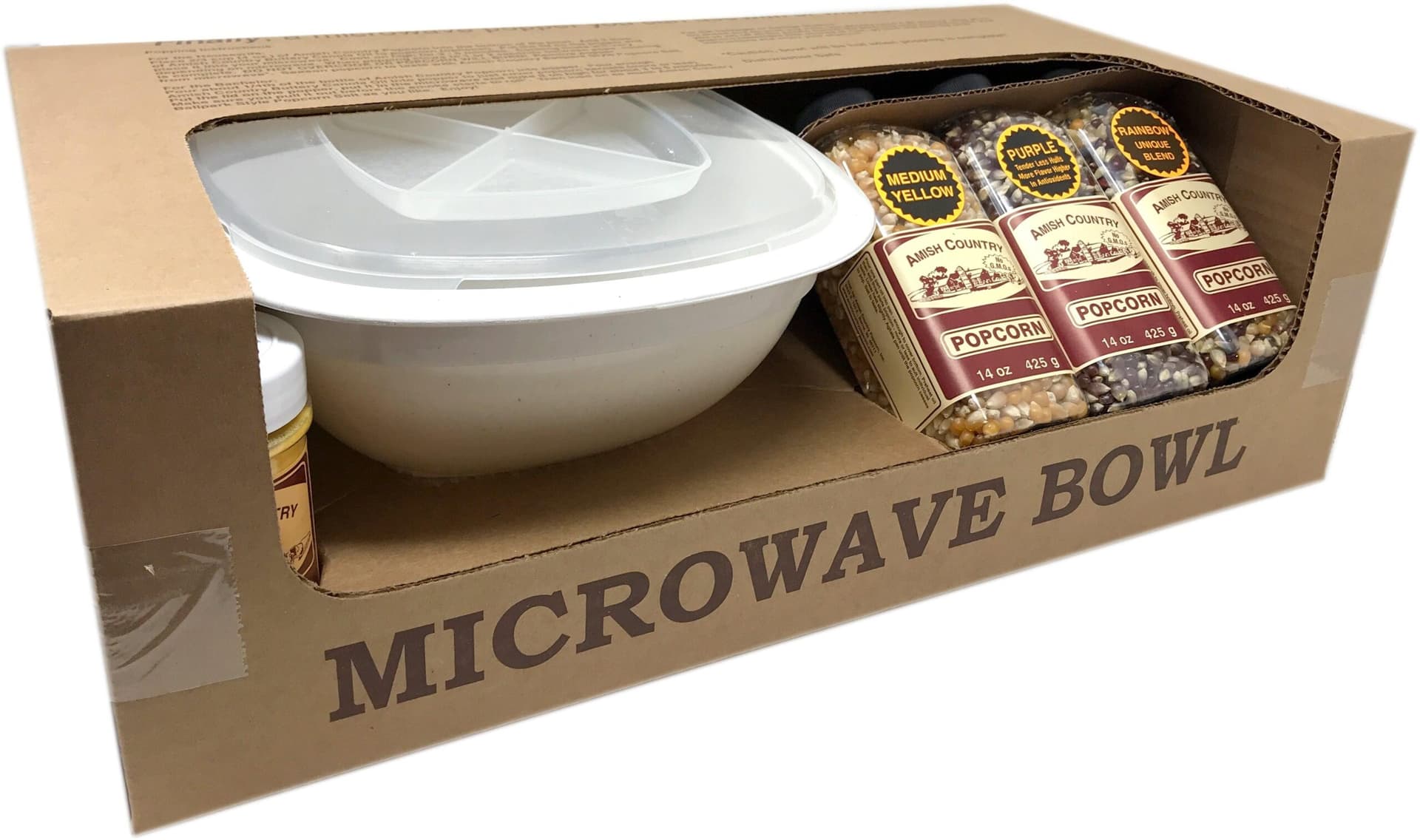 Microwave Popcorn Gift Bowl Set