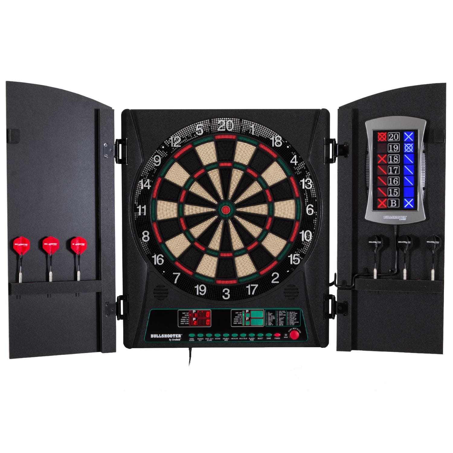 Arachnid - Cricket Maxx 1.0 Electronic Dartboard Cabinet Set