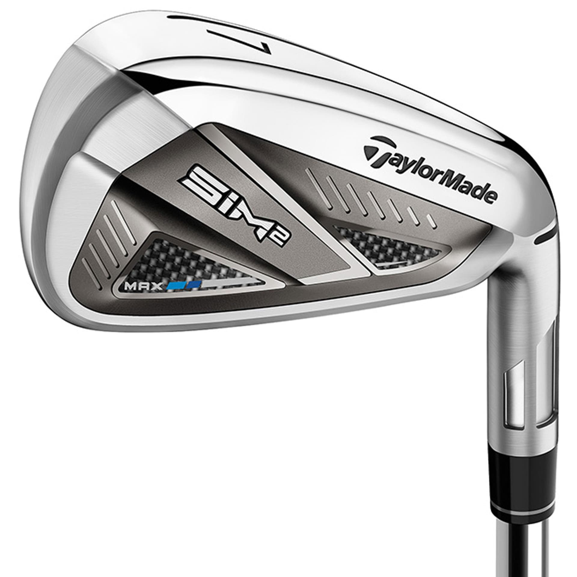 TaylorMade SIM 2 Max Iron Set - Steel Shaft - Right Hand/5-PW,AW/Regular Flex