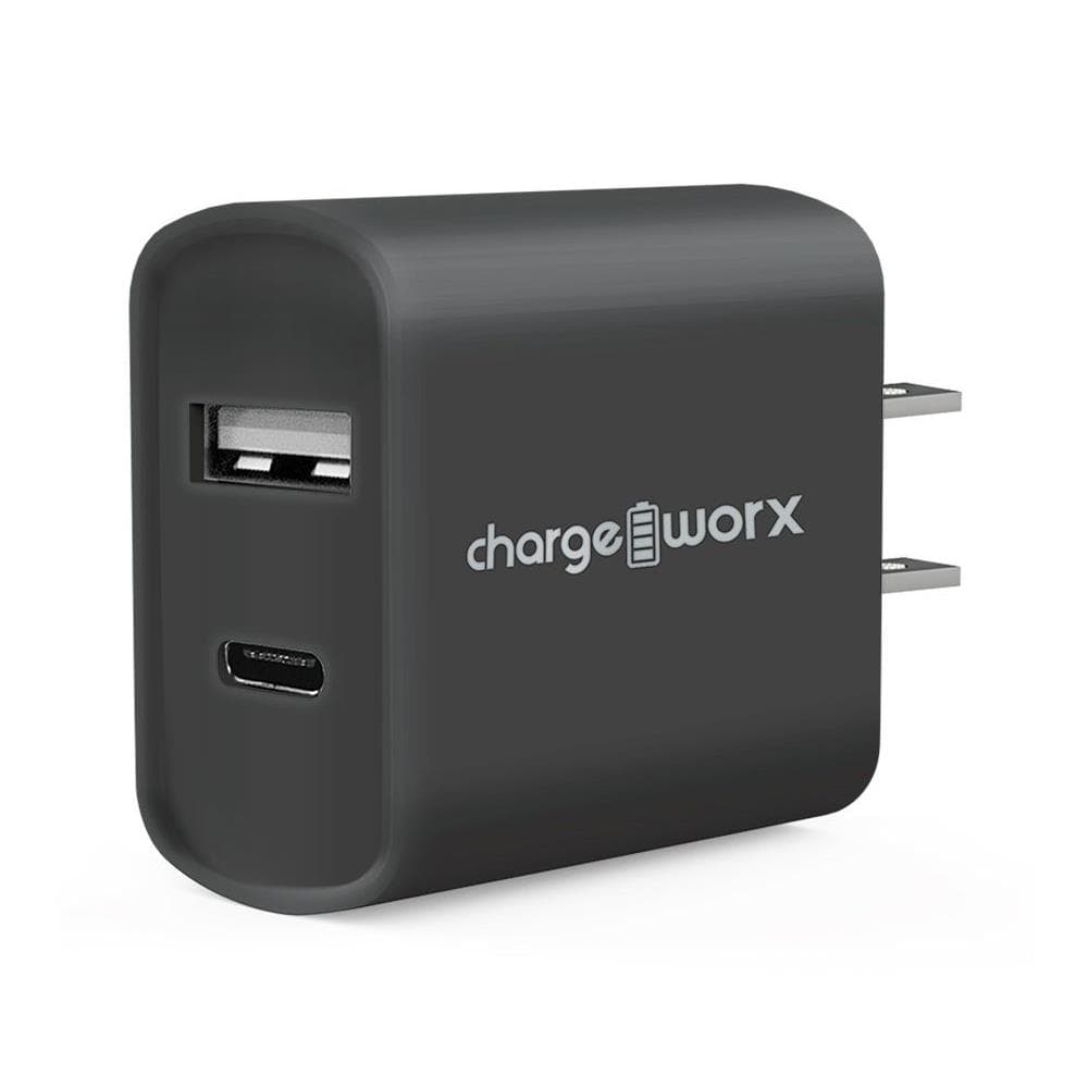 Dual USB Wall Charger w/ USB-C/A