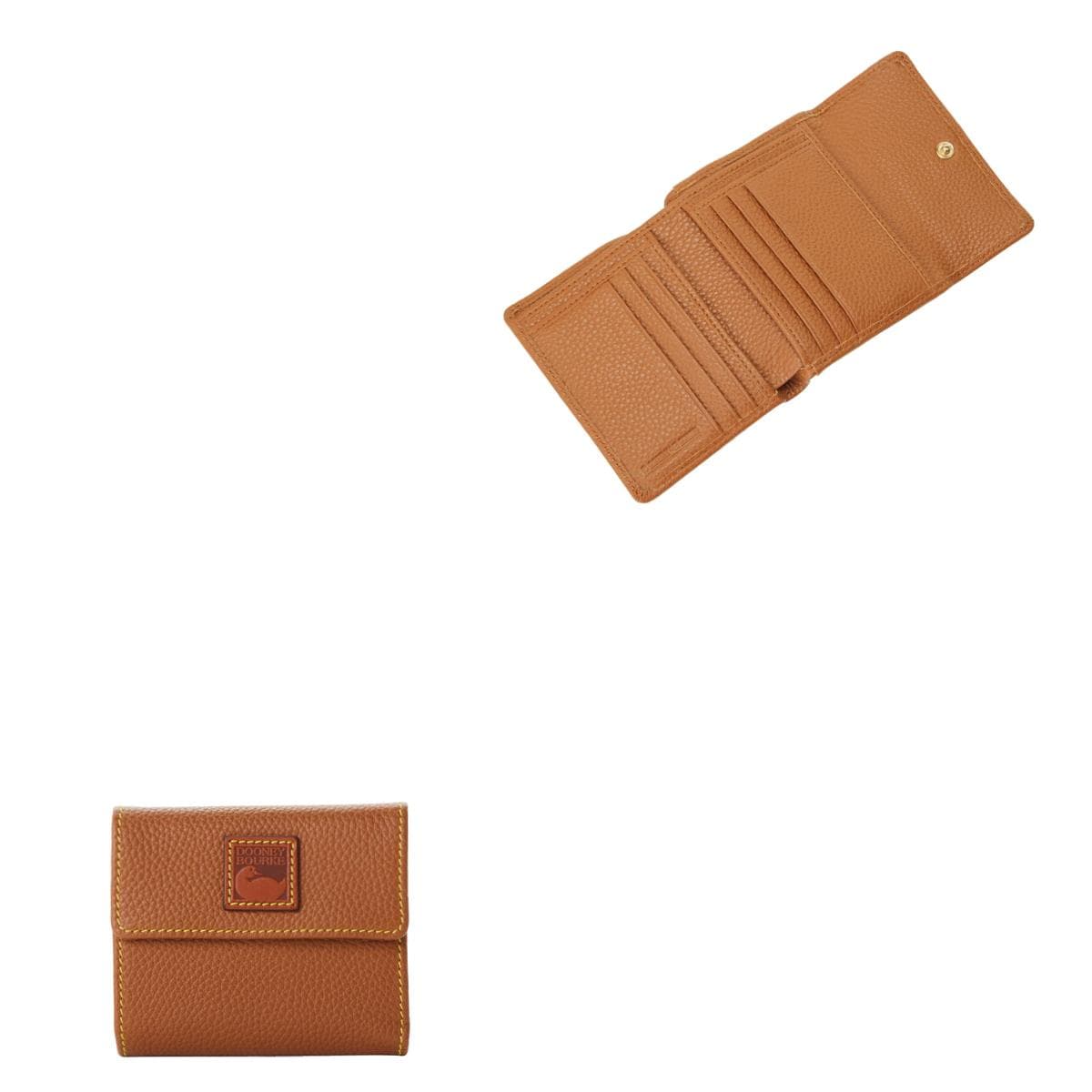Pebble Grain Small Flap Wallet