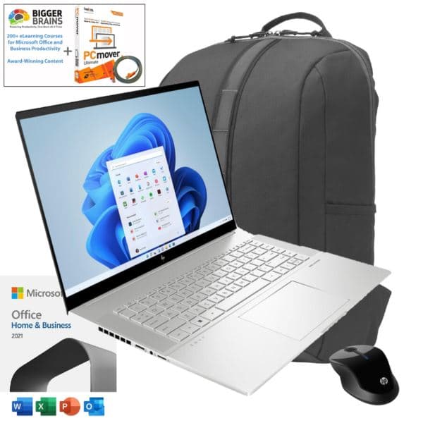 Envy Intel 16" Notebook + Microsoft Office 2024, wireless mouse & Backpack