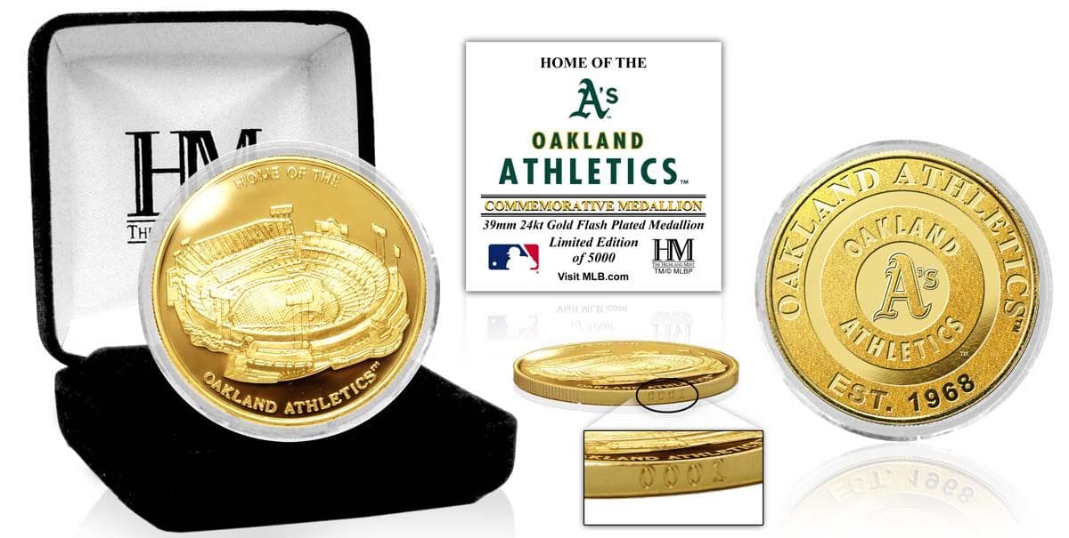Oakland A's "Stadium" Gold Coin