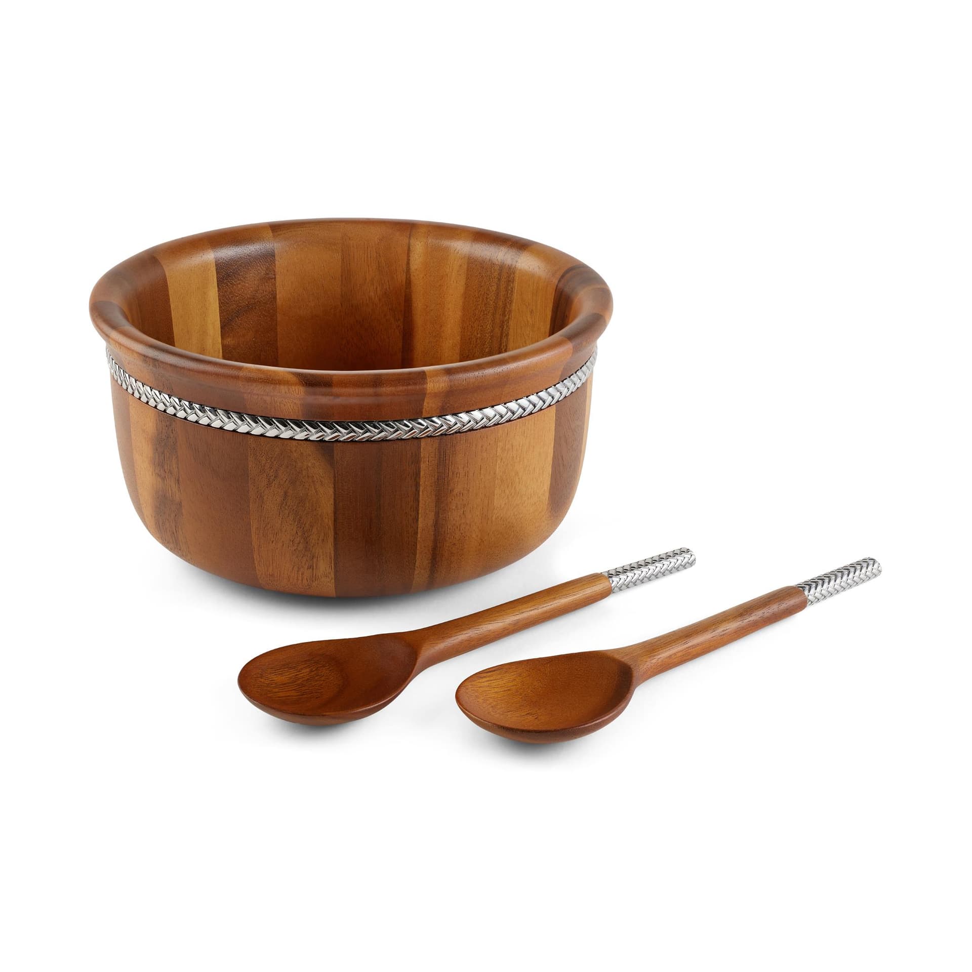 Braid Round Salad Bowl