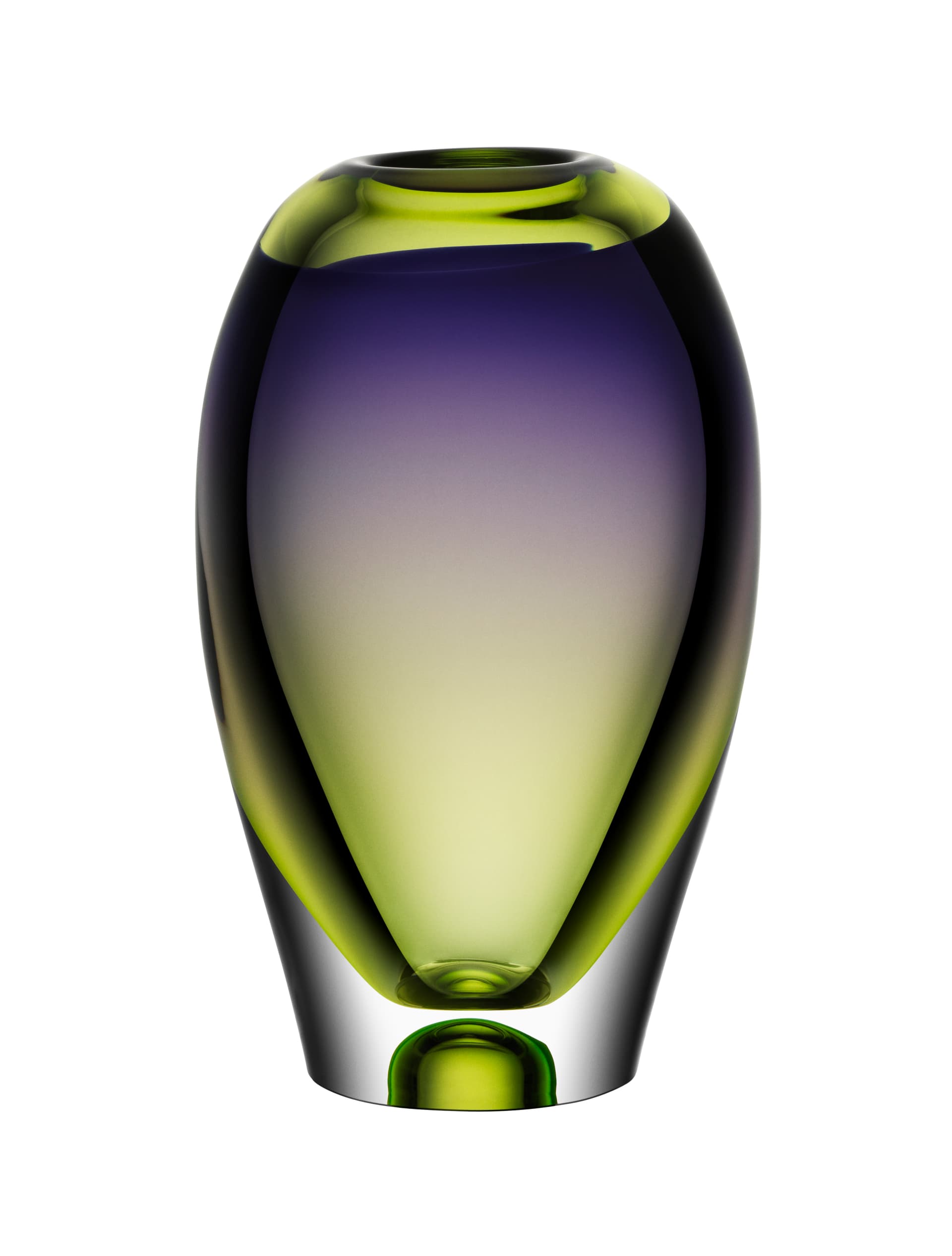 Vision Vase green and purple