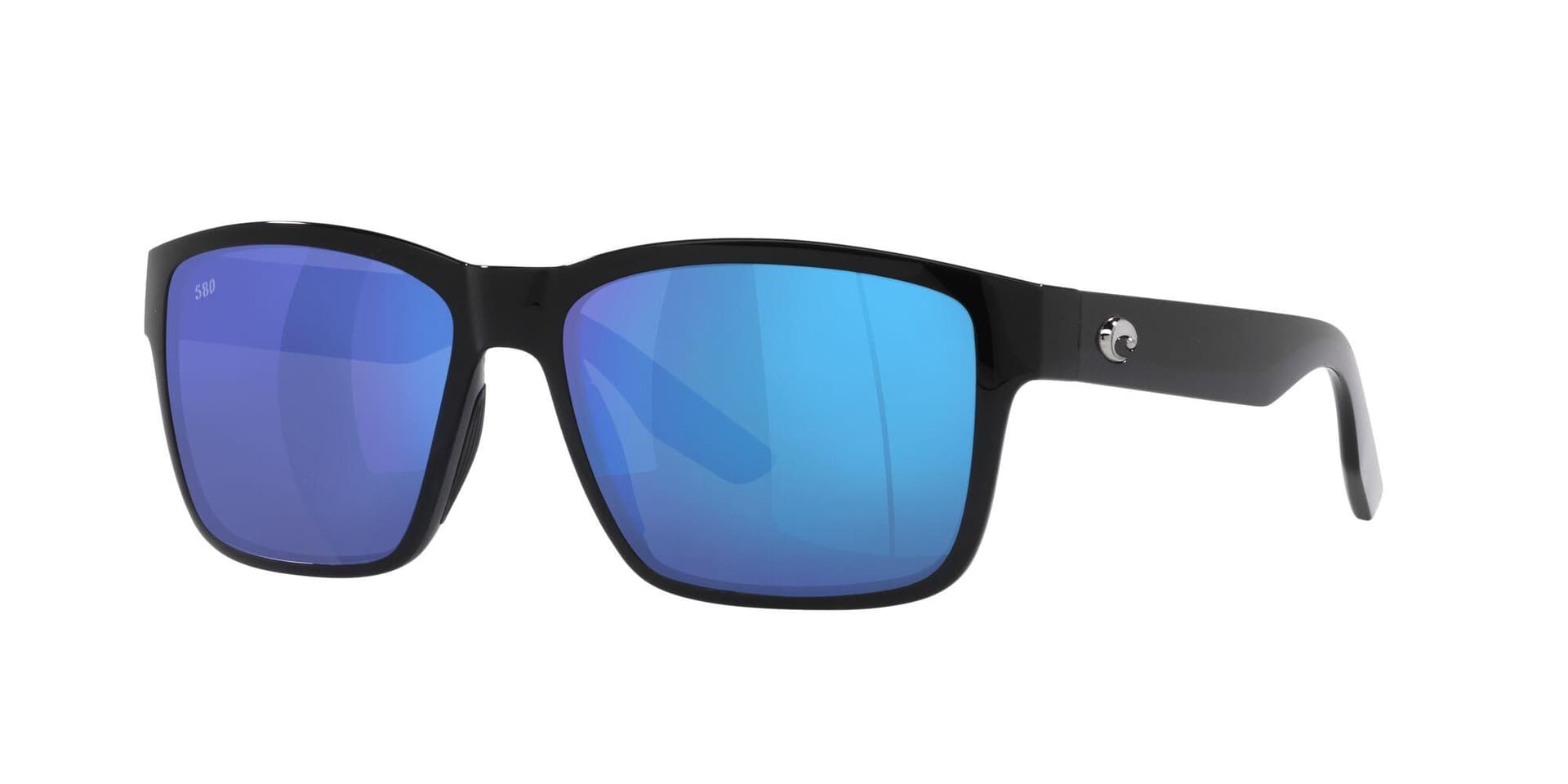 Paunch Sunglasses - (Frame) Black; (Lens) Blue Mirror, 580G