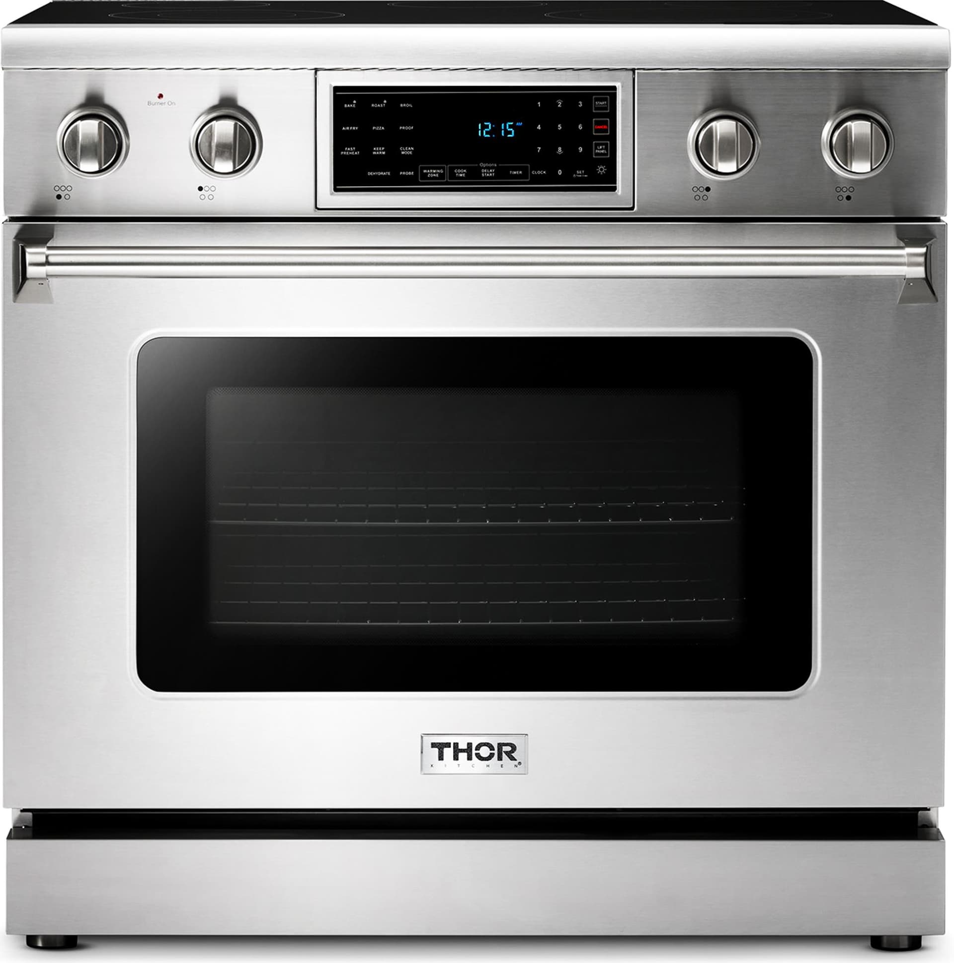 36" Professional Electric Range with Tilt Panel