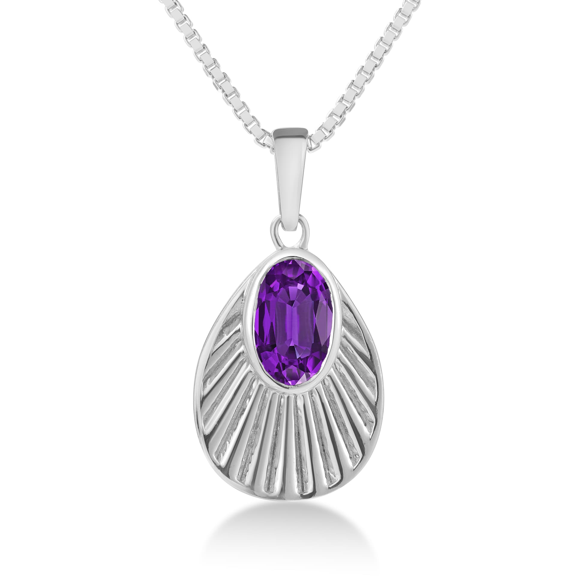 Amethyst Aura Necklace