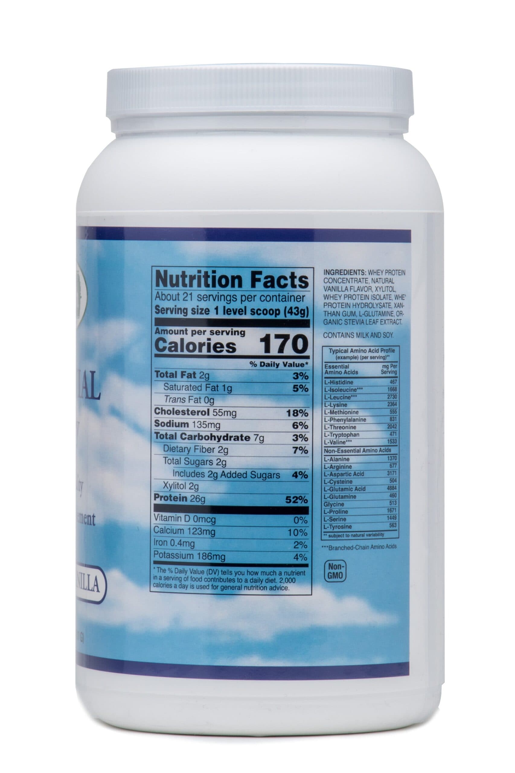 MUSCLE RECOVERY (Vanilla Essential Whey Protein - 2 lbs.)