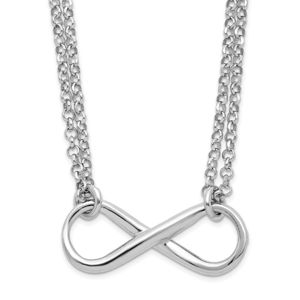 Sterling Silver Infinity Symbol Necklace