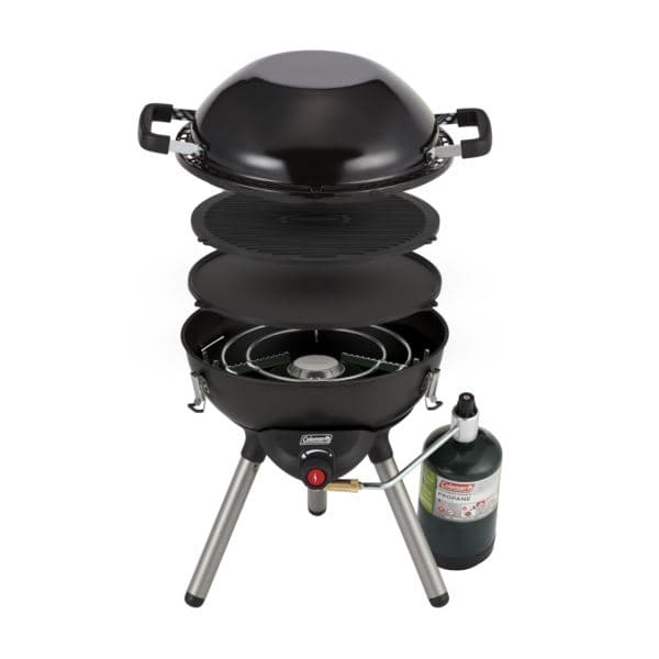 4-in-1 Portable Propane Stove Black