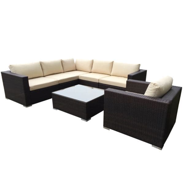 Jason Outdoor 7-Piece Sectional Set w/Cushions