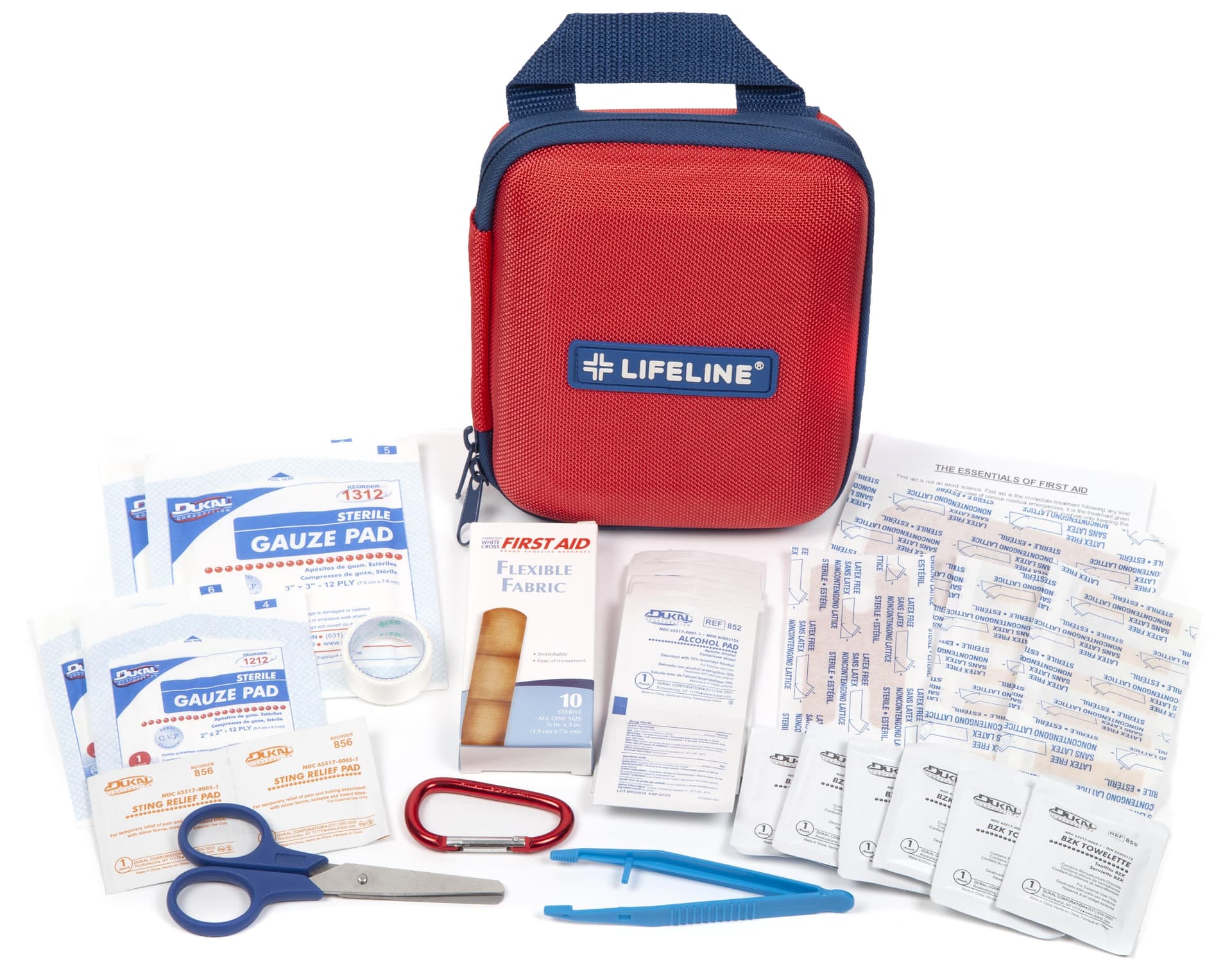 Medium Hard-Shell Foam First Aid Kit - 53-Piece